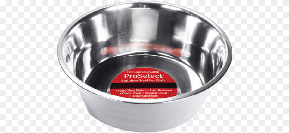 Proselect Heavy Stainless Steel Classic Dog Bowl, Mixing Bowl, Disk Free Png Download