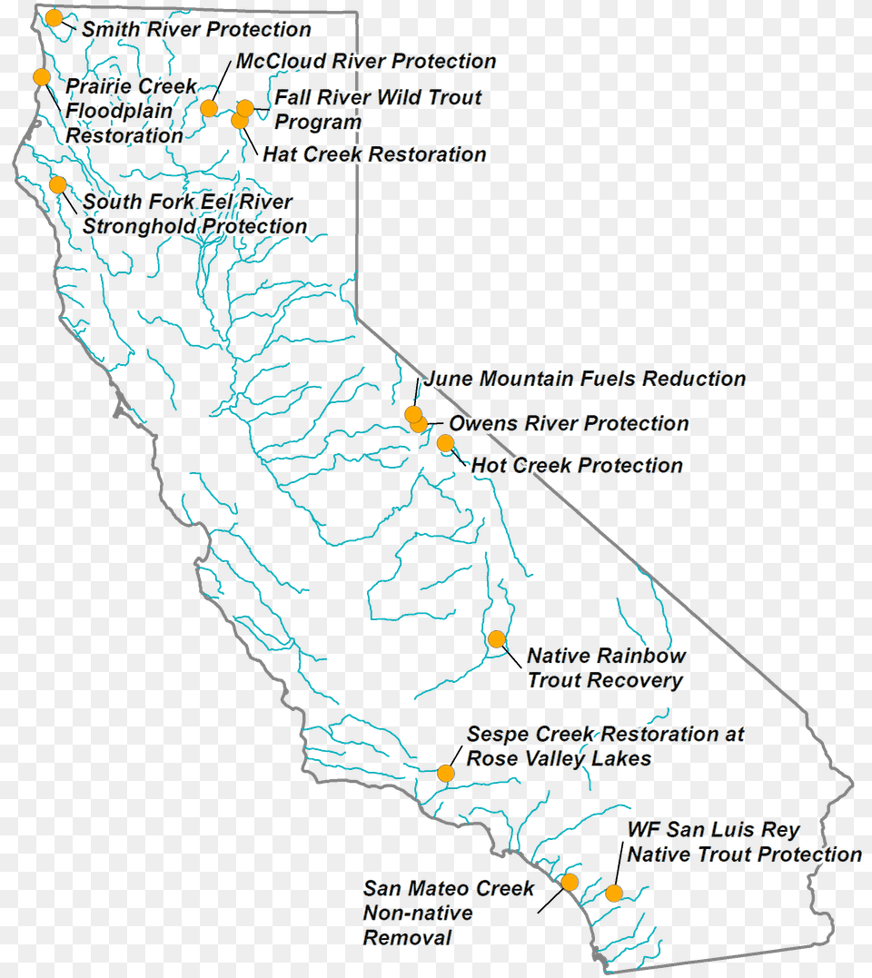 Protect The Best California Trout Vertical, Chart, Sea, Plot, Outdoors Free Png Download