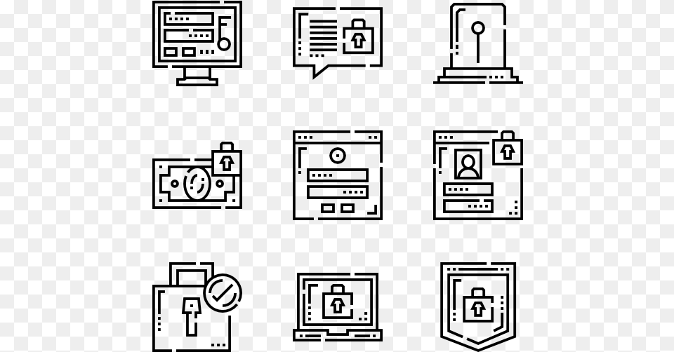 Protection And Security Video Production Icon, Gray Free Png Download