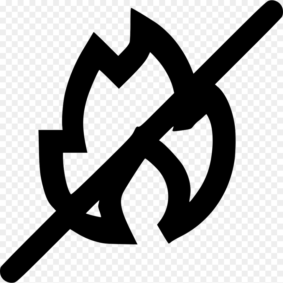 Protection Safety Block Cancel Fire Protection Icon, Stencil, Weapon, Symbol Png