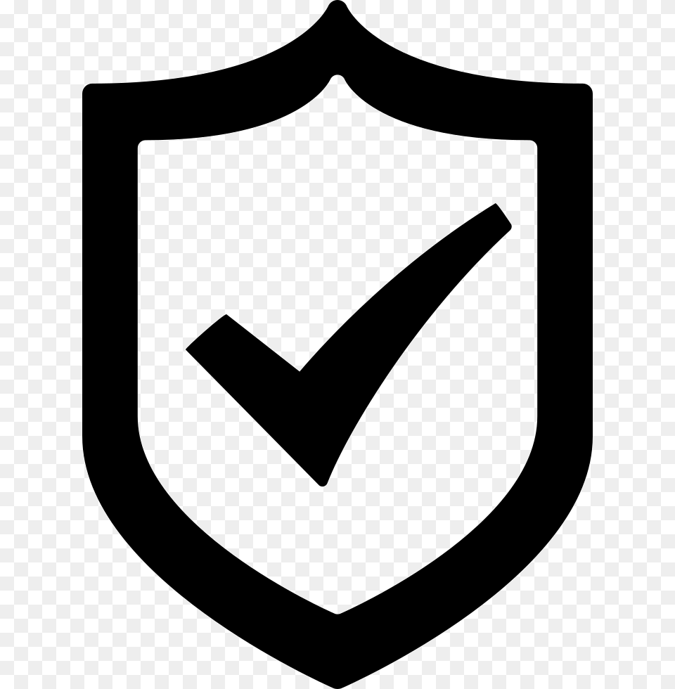 Protection Shield With A Check Mark Svg Icon Protection Icon, Armor Free Png Download