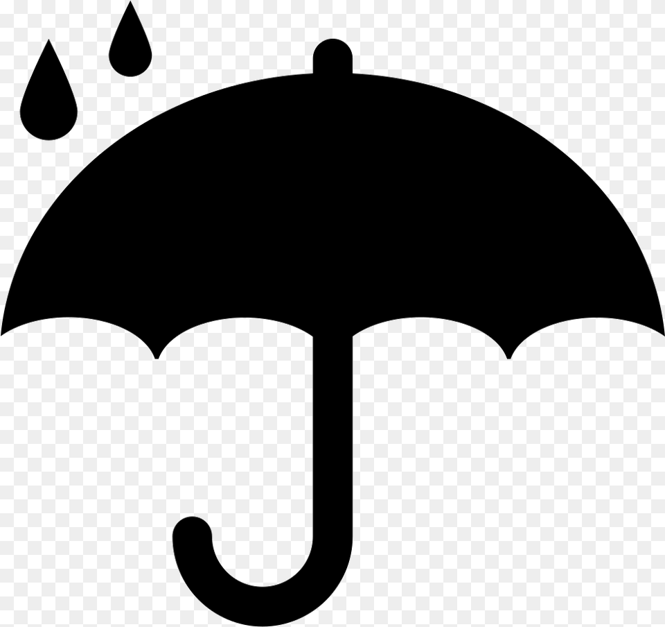Protection Symbol Of Opened Umbrella Silhouette Under Insurance Icon Font Awesome, Canopy Png Image