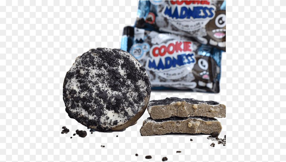 Protein Cookie Cookie Madness Creamy Cookie Crumble, Food, Sweets, Rock, Bread Png