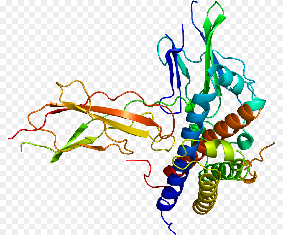 Protein Gh2 Pdb 1a22 Human Growth Hormone Receptor Structure, Light, Neon, Art, Graphics Free Png Download