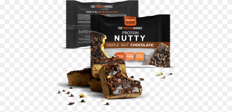 Protein Nutties Protein Nutties Peanut Crunch Box Of, Chocolate, Dessert, Food, Sweets Free Png Download