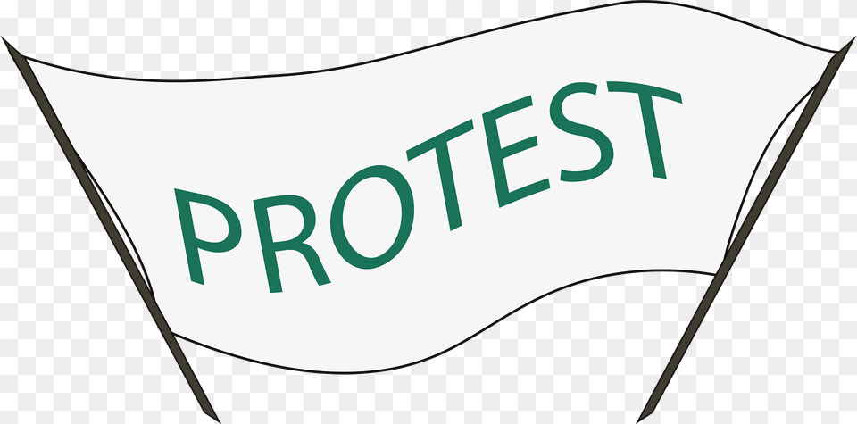 Protest Banner Clipart, Logo, Text Free Png