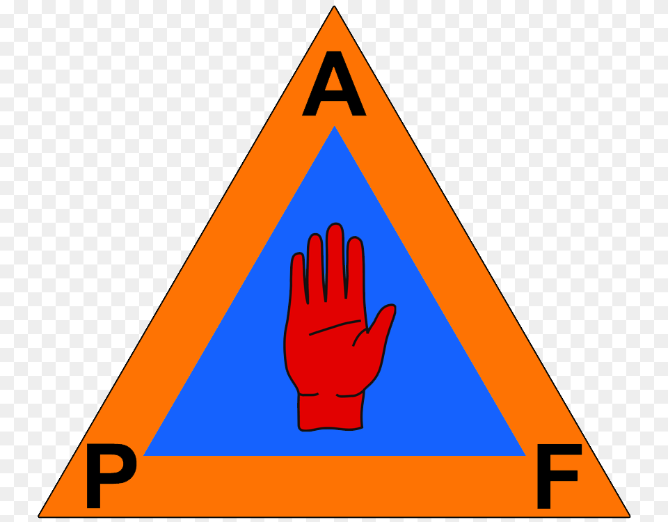 Protestant Action Force, Triangle, Sign, Symbol, Clothing Png