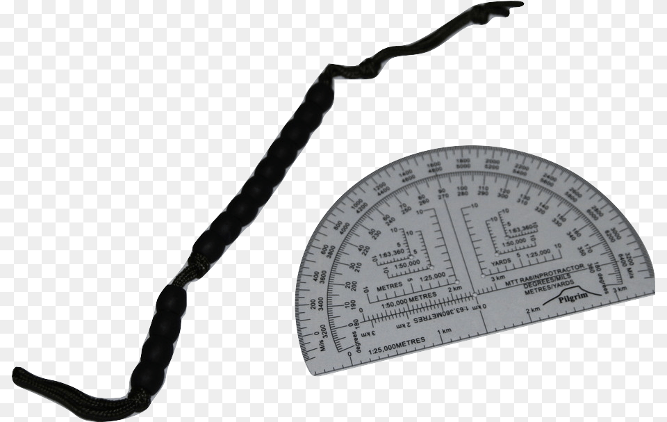 Protractor And Pace Beadstitle Protractor And Pace Tape Measure, Smoke Pipe Png Image