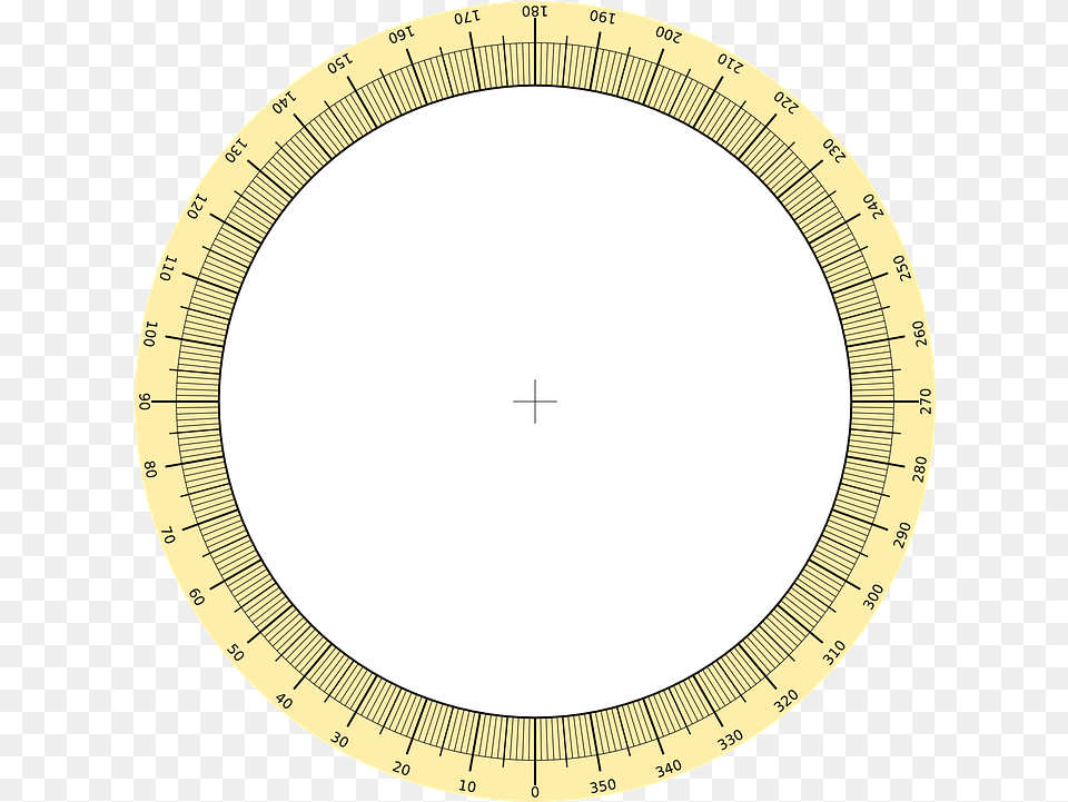 Protractor Circle Scale Protractor, Oval, Disk Free Png Download