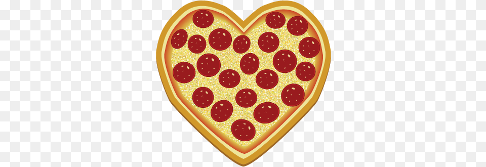 Proud 2 Heart Shaped Pizza Clip Art, Food, Ketchup, Sweets Free Png