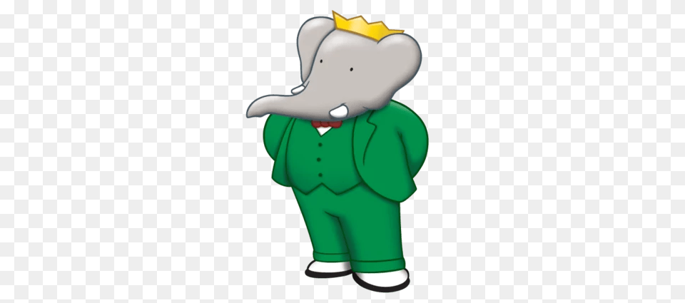 Proud Babar King Of The Elephants, Mascot, Animal, Bear, Mammal Free Png Download