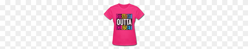 Proud To Be Homo Straight Outta Closet Pansexual Humor Pride, Clothing, Shirt, T-shirt Free Transparent Png