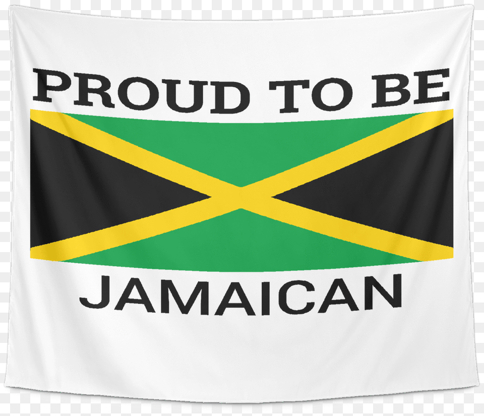 Proud To Be Jamaican Tapestries Flag, Banner, Text Png