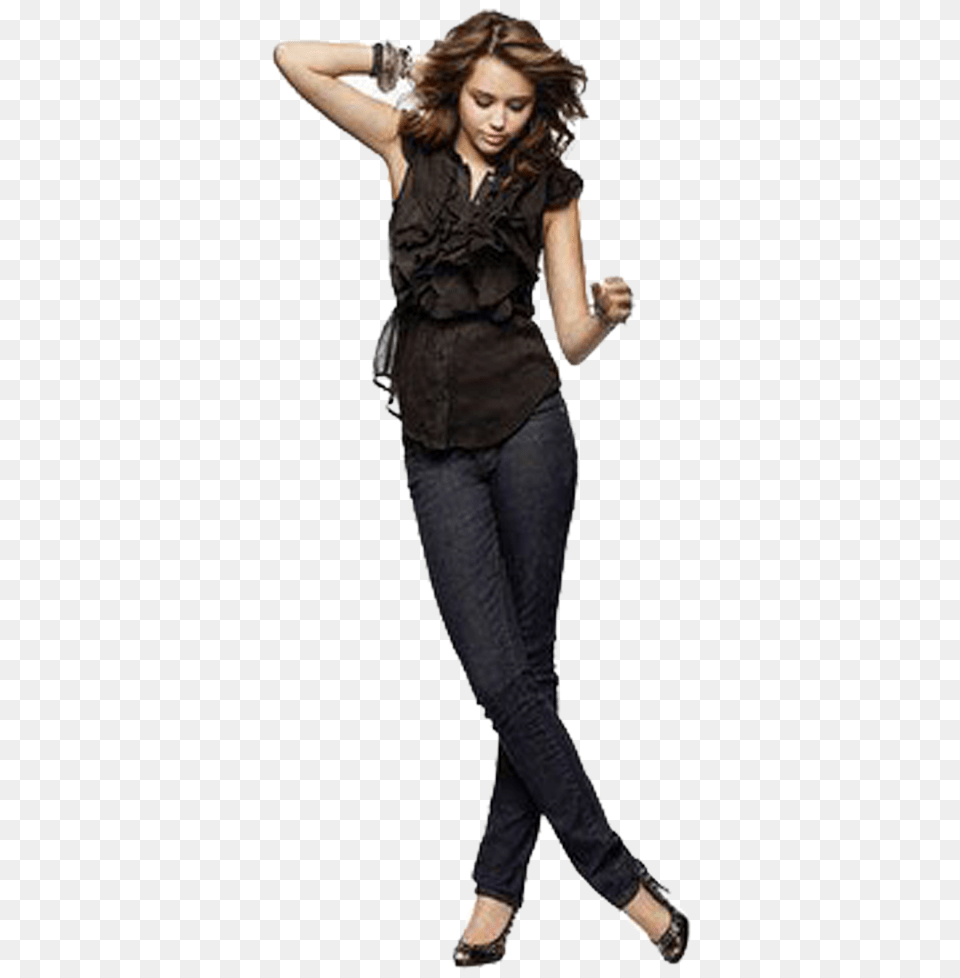 Provided By Sonakshi Miley Cyrus Photoshoot 2010, Blouse, Clothing, Pants, Adult Free Png