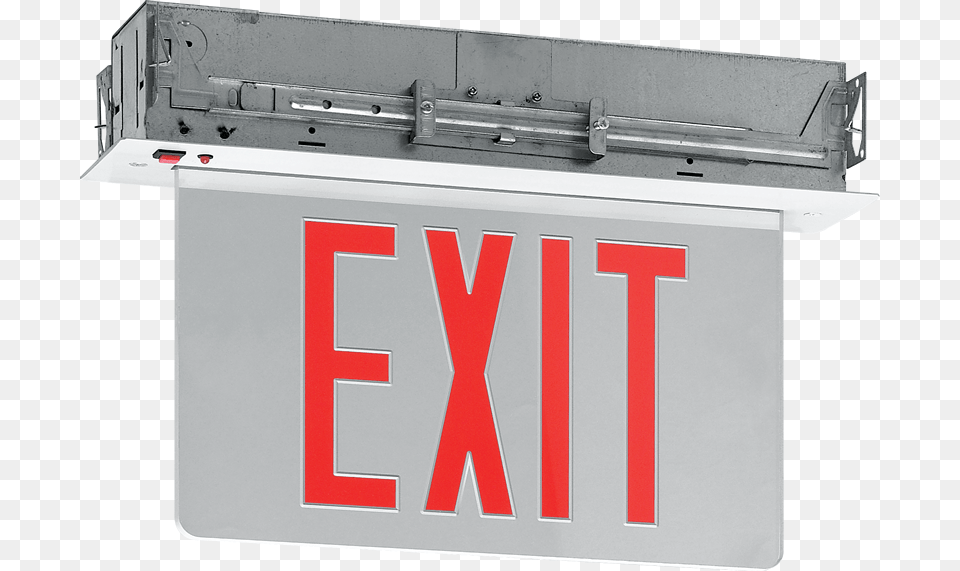 Providing 90 Minutes Of Emergency Operation The Recessed Exit Sign, Mailbox Png Image