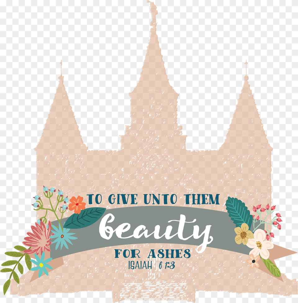 Provo City Center Temple Beauty For Ashes, Art, Graphics, Fortress, Architecture Png