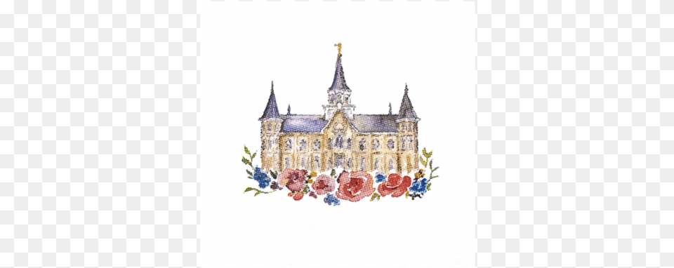 Provo City Center Temple Watercolor Card Lds Watercolor Temple, Art, Architecture, Building, Pattern Free Png