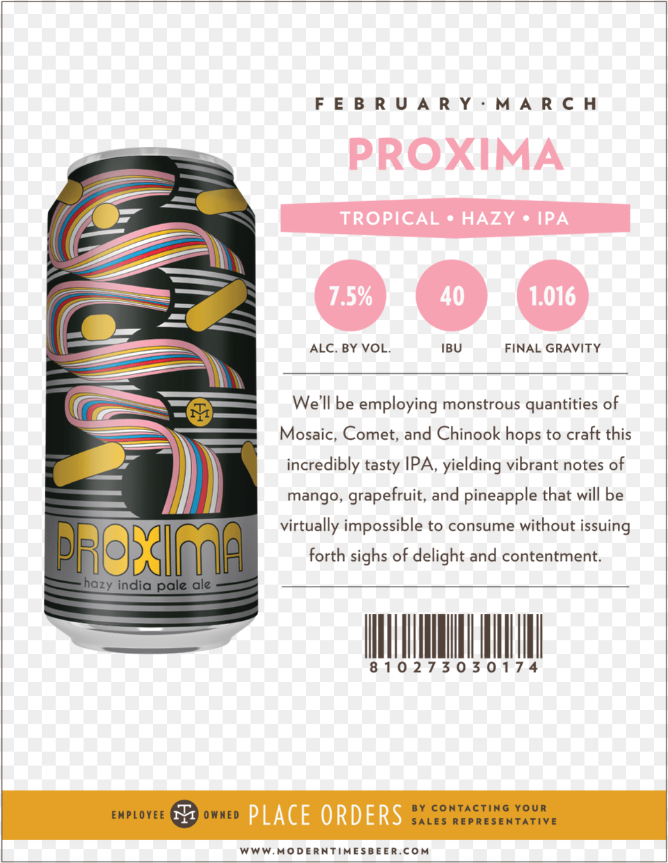 Proxima Sell Sheet Outlined Caffeinated Drink, Advertisement, Can, Tin, Poster Free Transparent Png