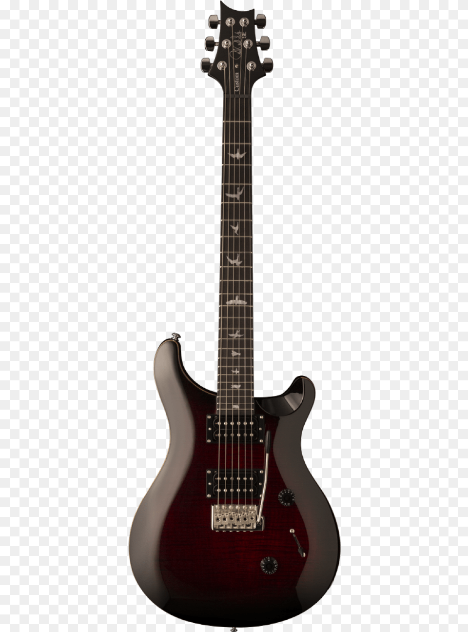 Prs Se Custom 24 Fire Red Burst Se Standard 24 Translucent Blue, Bass Guitar, Guitar, Musical Instrument, Electric Guitar Free Png Download