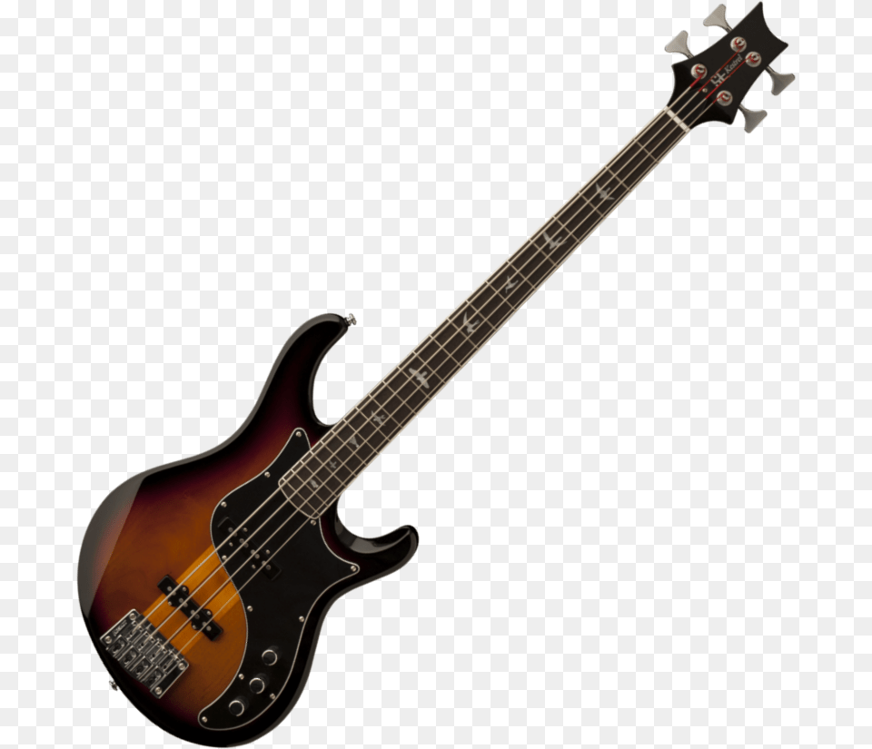 Prs Se Kestrel Schecter Demon 7 Satin Black, Bass Guitar, Guitar, Musical Instrument Png