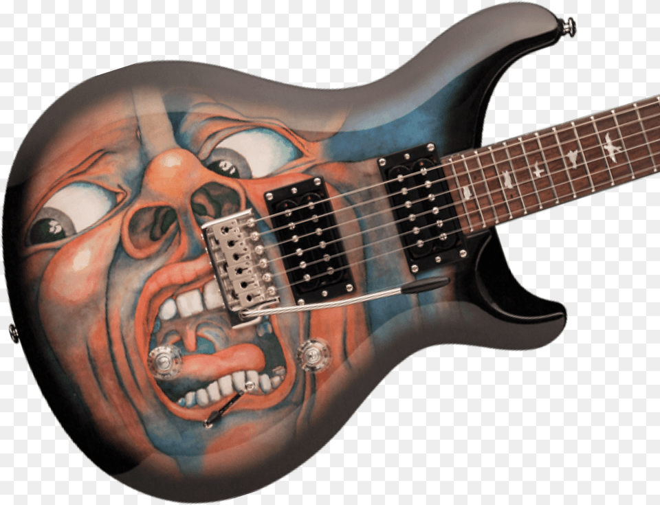 Prs Se Schizo Prs King Crimson, Guitar, Musical Instrument, Bass Guitar, Electric Guitar Free Png