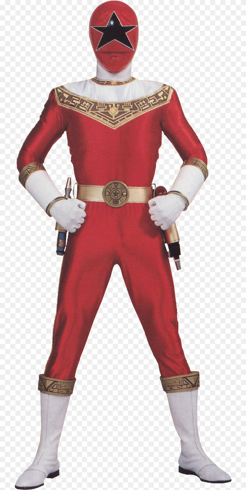 Prz Red Power Ranger Red Zeo Ranger, Clothing, Costume, Person, Sleeve Free Png Download