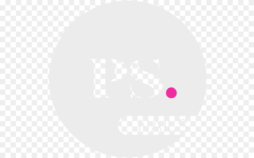Ps Nails Logo Circle, Text, Disk Png