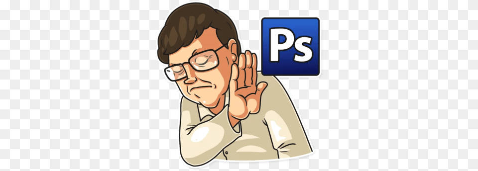 Ps Photoshop Bill Gates Adobe Photoshop, Baby, Person, Face, Head Png