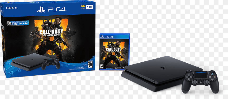 Ps4 Pro Ps4 Slim 1tb Black Ops, Adult, Male, Man, Person Free Transparent Png