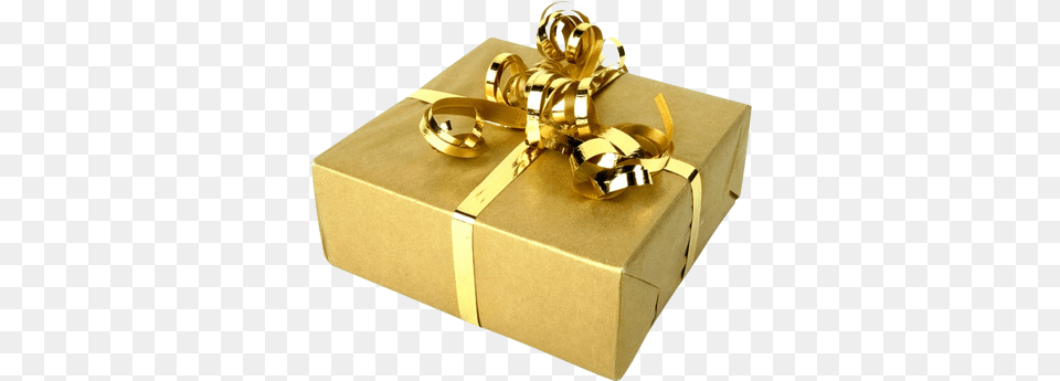 Psd Christmas Present Images Gold Wrapped Christmas Golden Gifts Box, Gift Png Image