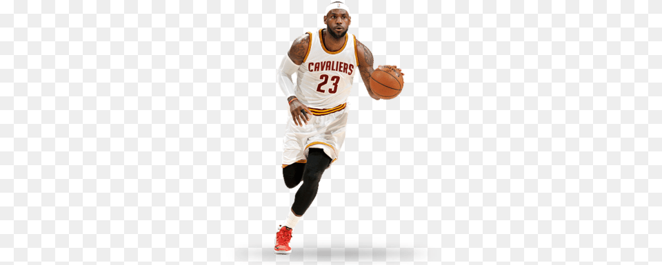 Psd Detail Lebron James Full Body Cavs, Adult, Ball, Basketball, Basketball (ball) Free Transparent Png