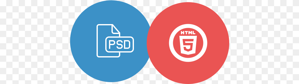 Psd To Html5 Psd To Html Logo, Disk Free Png Download