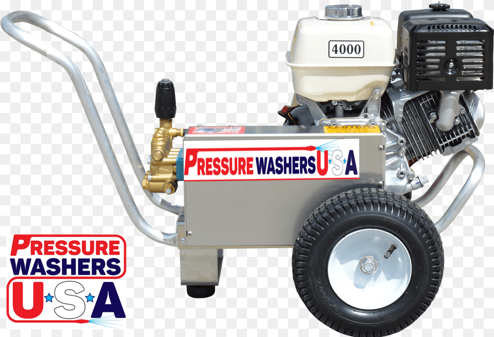 Psi 4 Gpm Honda Belt Drive Cat Pressure Washer Cheap 4000 Psi Pressure Washer, Plant, Grass, Wheel, Machine Png