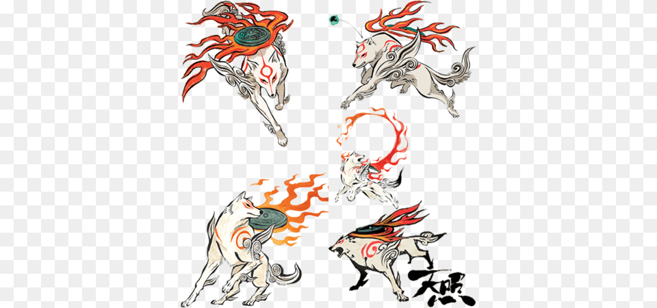 Psn Avatar Update Capcom Okami Best Price Japan Import, Art, Graphics, Painting Free Transparent Png