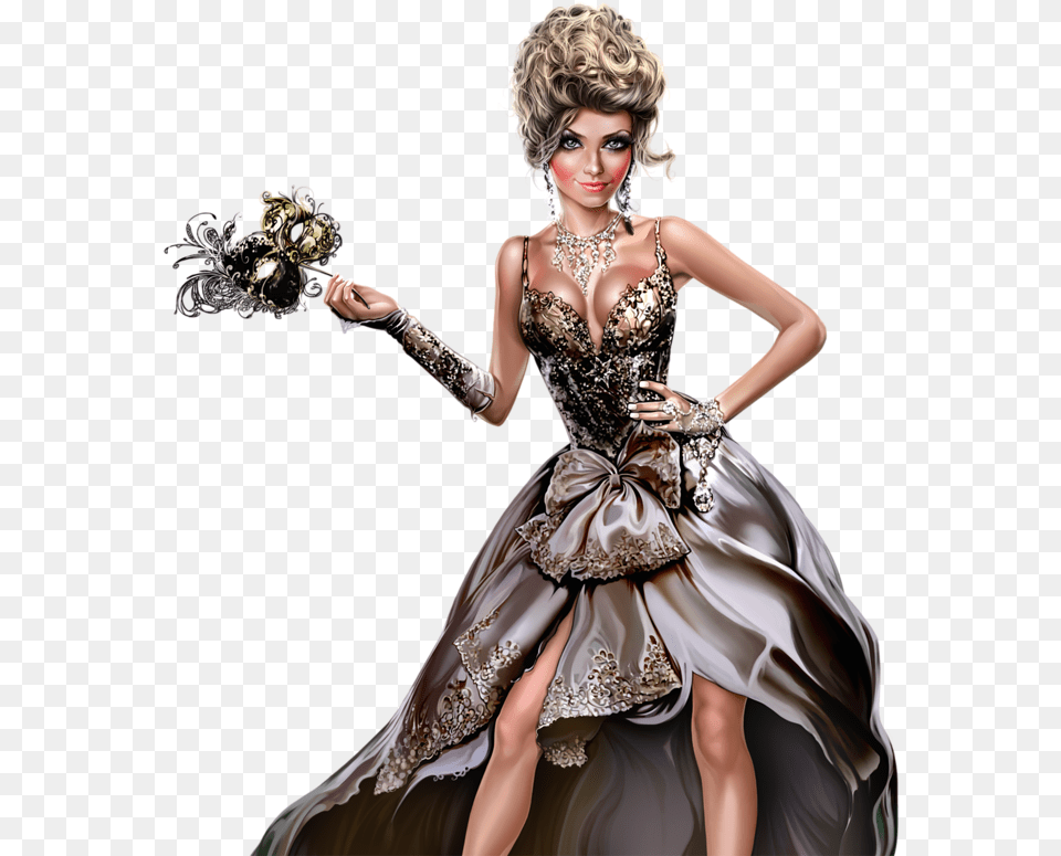 Psp Tubes Carnaval, Clothing, Dress, Evening Dress, Gown Free Transparent Png