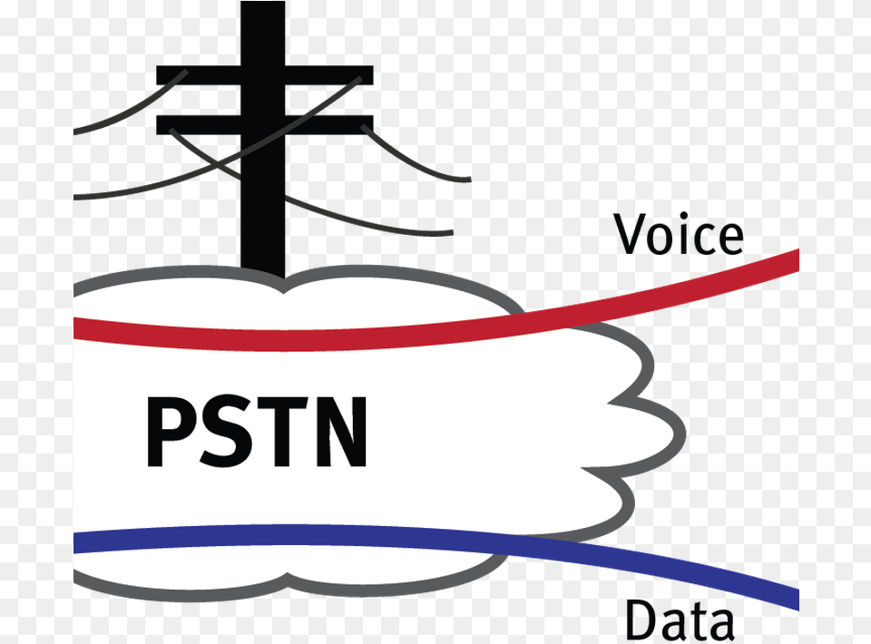 Pstn Voice Data Network With Phones And Modems Pstn Voice Vertical, Light, Lighting, Bow, Weapon Free Png Download