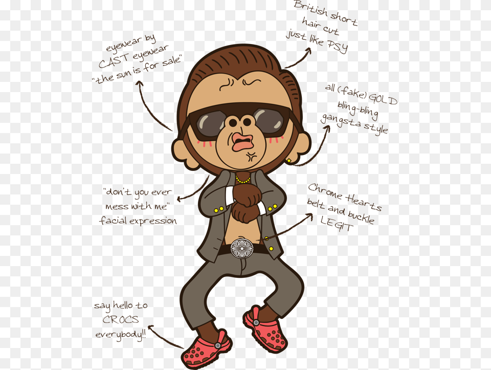 Psy Gangnam Style, Book, Comics, Publication, Baby Free Png Download