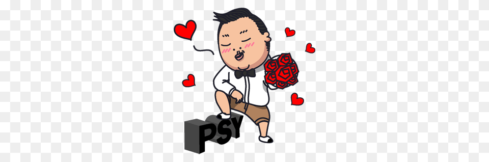 Psy Gangnam Style Stickers, People, Person, Baby, Face Free Png Download