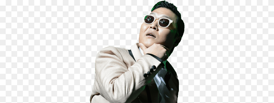 Psy Looking Up Psy, Accessories, Portrait, Photography, Person Free Transparent Png