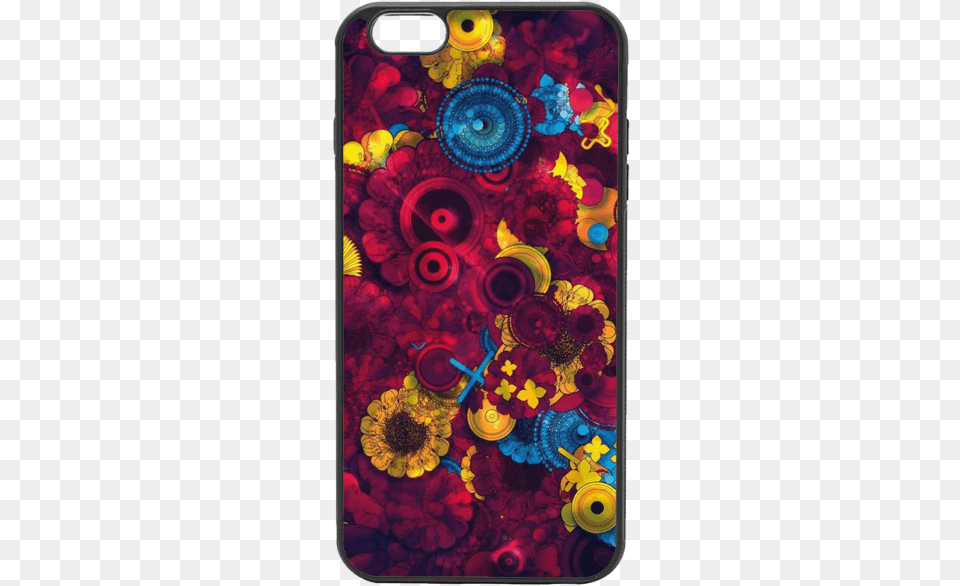 Psy Pattern Phone Case Abstract Art Purple Art, Painting, Floral Design, Graphics, Modern Art Png Image
