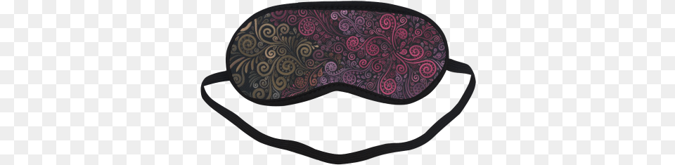 Psychedelic 3d Rose Sleeping Mask Blindfold, Accessories, Bag, Handbag Png Image