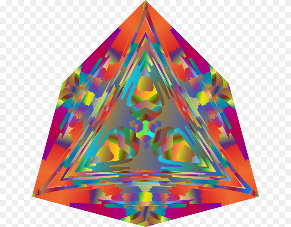 Psychedelic Artpyramidtriangle Abstract Art, Triangle, Accessories Free Png