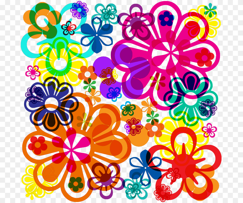 Psychedelic Dingbats Art Psychdlique, Floral Design, Graphics, Pattern, Dynamite Free Png Download