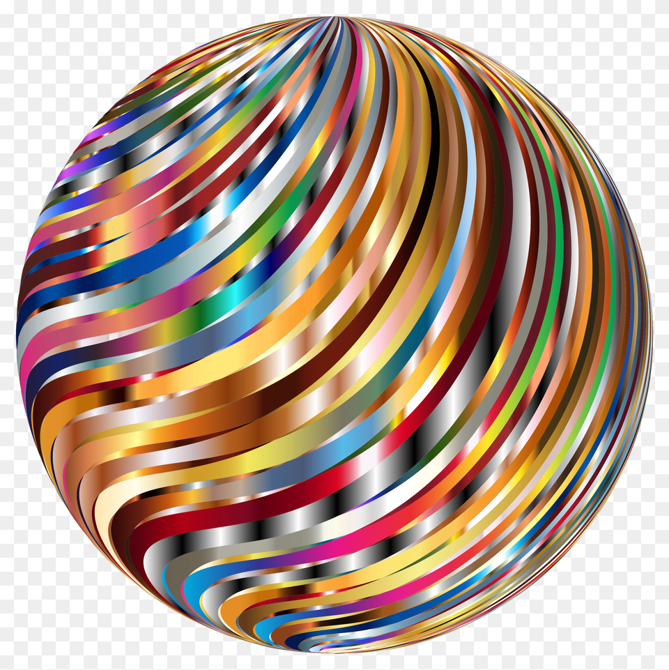 Psychedelic Disco Ball Icons, Sphere Png