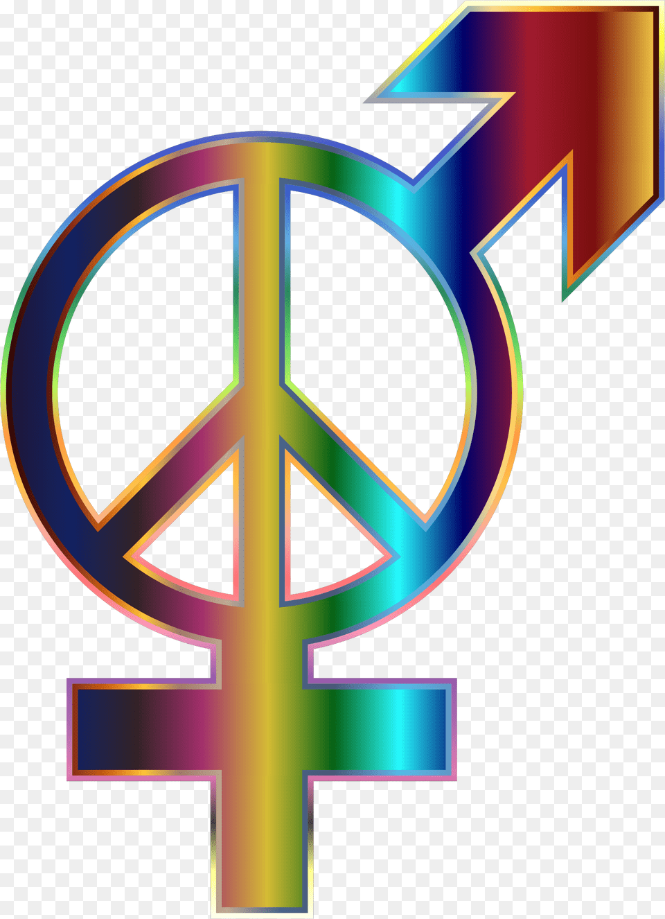 Psychedelic Gender Peace No Background Icons, Symbol, Logo Png Image
