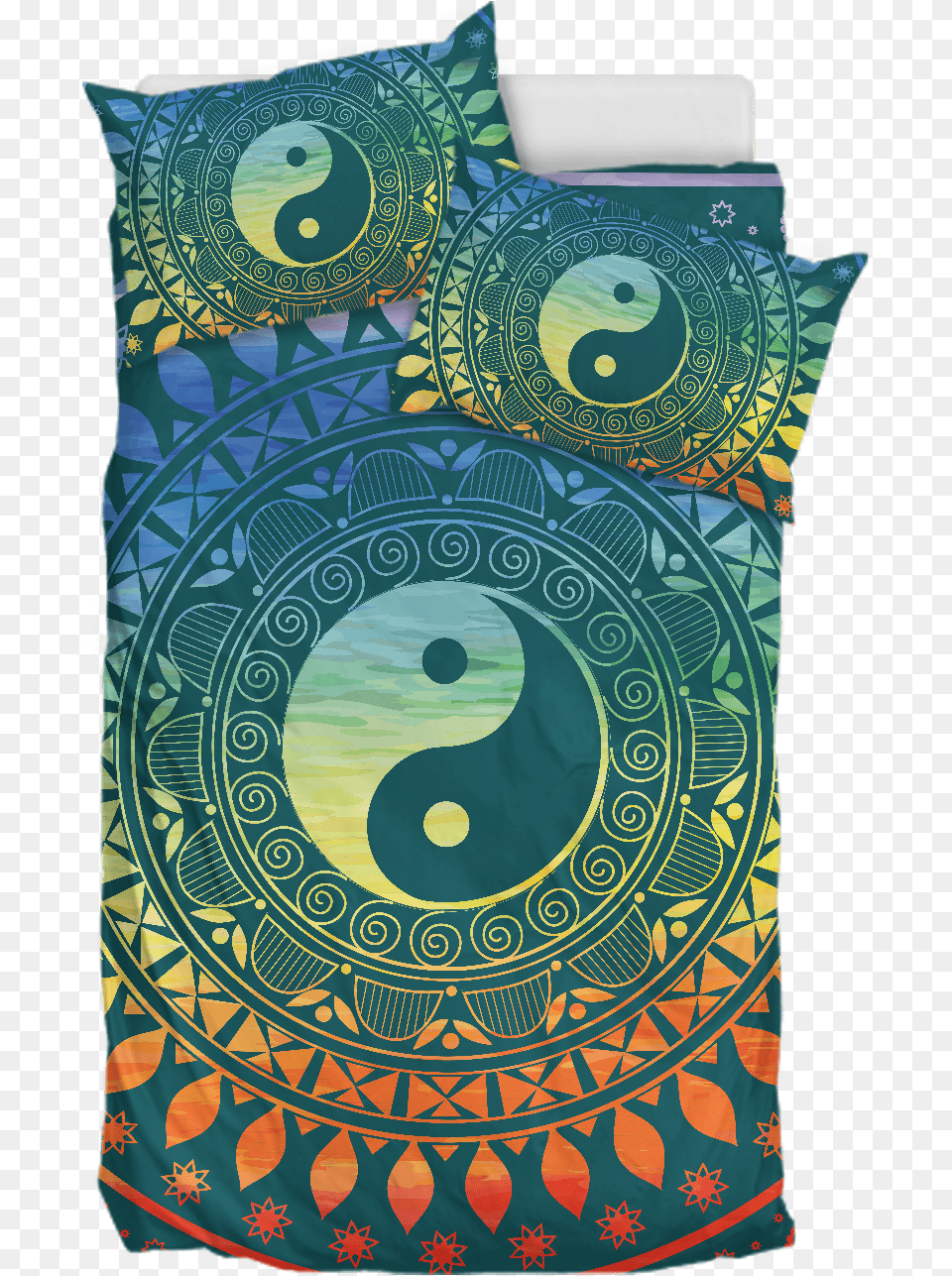 Psychedelic Yin Yang Bedding, Cushion, Home Decor, Pattern, Furniture Png Image