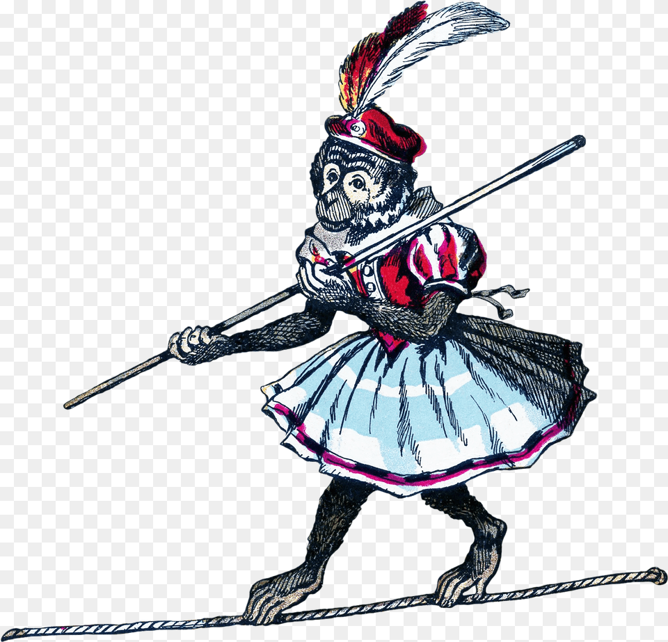 Psychic Drawing Circus Drawing, Clothing, Costume, Person, Samurai Free Transparent Png