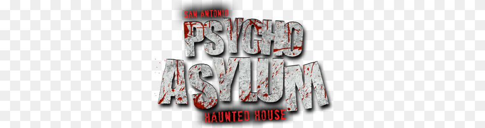 Psycho Asylum Haunted House Psycho Asylum, Advertisement, Poster, Book, Publication Png