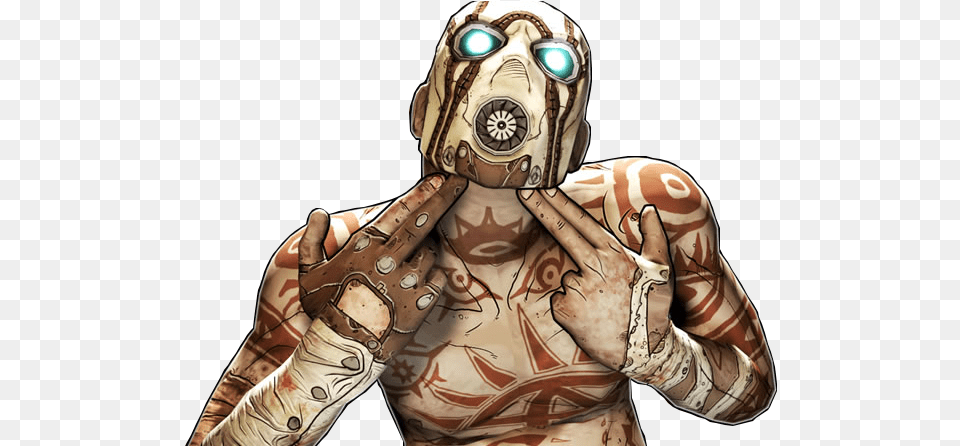 Psycho Bandit Borderlands, Alien Free Png Download