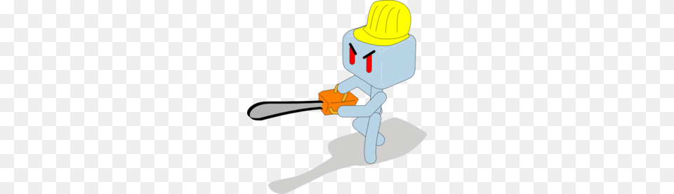 Psycho Icecube Clipart, Clothing, Hardhat, Helmet, Device Free Transparent Png